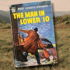 Vintage "Mapback" Mary Roberts Rinehart - The Man In Lower 10 1950s